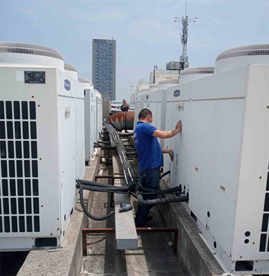 长武中央空调制热和不制冷系统维修方法